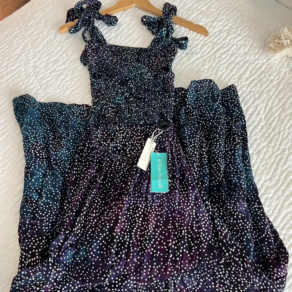 NWT Anthropologie Tiare Hawaii Waverly Midi Dress - Picture 3 of 4